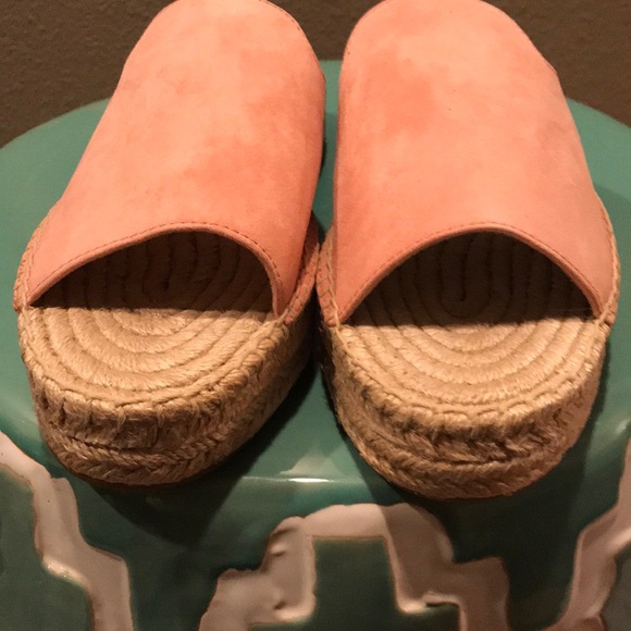 NIB! Splendid Espadrille Slide Blush Sandal - Picture 3 of 6